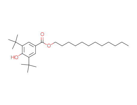 Benzoic acid, 3,5-bis(1,1-dimethylethyl)-4-hydroxy-, dodecyl ester