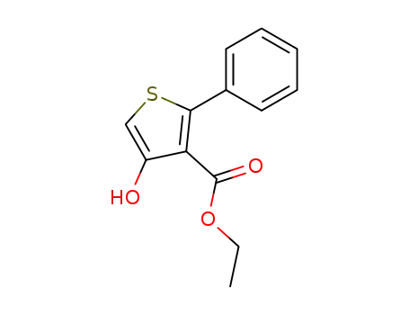 3-Thiophenecarboxylic acid, 4-hydroxy-2-phenyl-, ethyl ester