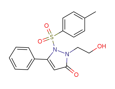 2-(2-hydroxyethyl)-5-phenyl-1-tosylpyrazole-3-one