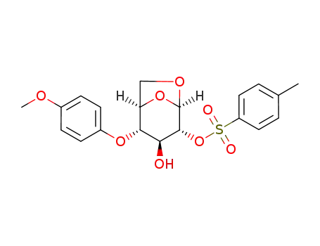 Toluene-4-sulfonic acid (1R,2S,3S,4R,5R)-3-hydroxy-2-(4-methoxy-phenoxy)-6,8-dioxa-bicyclo[3.2.1]oct-4-yl ester