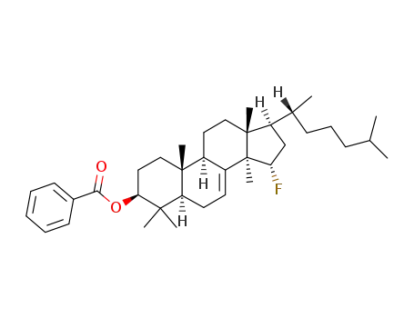 15α-fluorolanost-7-en-3β-yl benzoate