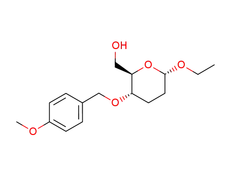 ethyl 2,3-dideoxy-4-O-p-methoxybenzyl-α-D-erythro-hexopyranoside
