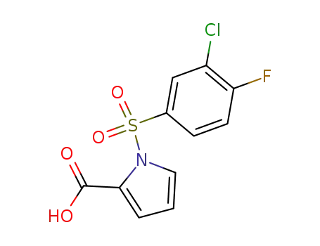 1H-Pyrrole-2-carboxylic acid, 1-[(3-chloro-4-fluorophenyl)sulfonyl]-