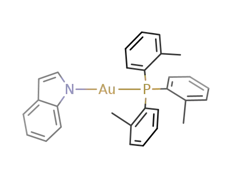 N-indolyltri(2-tolyl)phosphinegold(I)