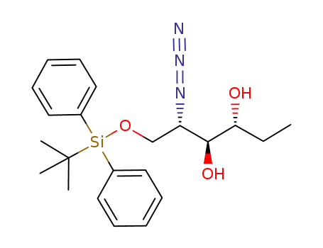 (2S,3S,4R)-2-Azido-1-(tert-butyl-diphenyl-silanyloxy)-hexane-3,4-diol