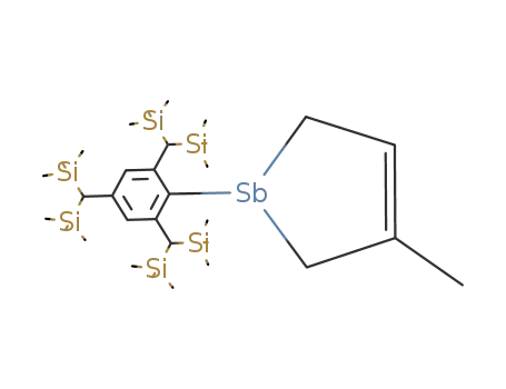 (2,4,6-tris[bis(trimethylsilyl)methyl]phenyl)SbC<sub>4</sub>H<sub>5</sub>(3-Me)