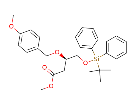4-(<i>tert</i>-butyl-diphenyl-silanyloxy)-3-(4-methoxy-benzyloxy)-butyric acid methyl ester