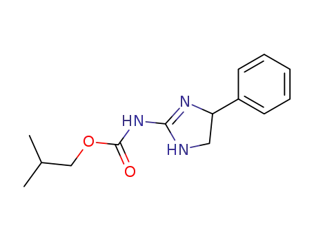 Carbamic acid, (4,5-dihydro-4-phenyl-1H-imidazol-2-yl)-,
2-methylpropyl ester