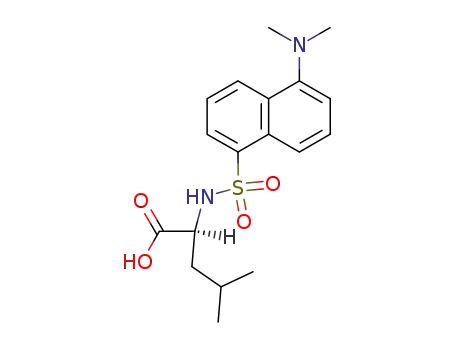 Molecular Structure of 1100-22-7 (DANSYL-L-LEUCINE)