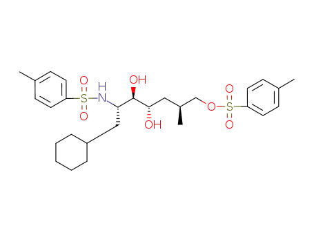 Toluene-4-sulfonic acid (2S,4S,5R,6S)-7-cyclohexyl-4,5-dihydroxy-2-methyl-6-(toluene-4-sulfonylamino)-heptyl ester