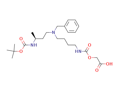 2,2,6-trimethyl-4,15-dioxo-9-(phenylmethyl)-3,16-dioxa-5,9,14-triazaoxadecan-18-oic acid (S)