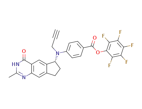 Pentafluorophenyl 4-{N-[(6R)-2-methyl-4-oxo-3,4,7,8-tetrahydro-6H-cyclopenta[g]quinazolin-6-yl]-N-(propyl-2-ynyl)amino}benzoate