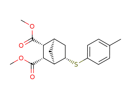(+/-)-5<i>exo</i>-<i>p</i>-tolylsulfanyl-norbornane-2<i>exo</i>,3<i>exo</i>-dicarboxylic acid dimethyl ester
