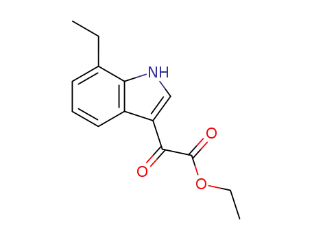 Molecular Structure of 111478-90-1 (7-ETHYLINDOLE-3-GLYOXYLIC ACID ETHYL ESTER)