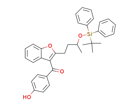 (+/-)-[2-(3-{[(tert-butyl)diphenylsilyl]oxy}butyl)benzofuran-3-yl](4-hydroxyphenyl)methanone