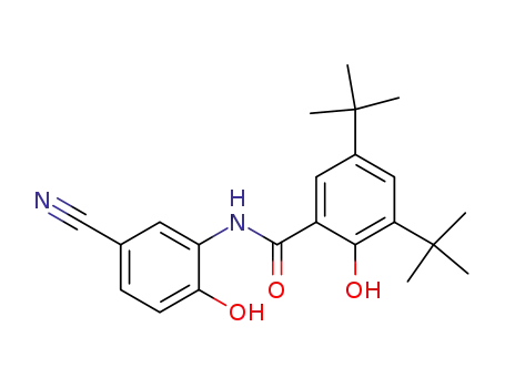 3,5-di-<i>tert</i>-butyl-<i>N</i>-(5-cyano-2-hydroxy-phenyl)-2-hydroxy-benzamide