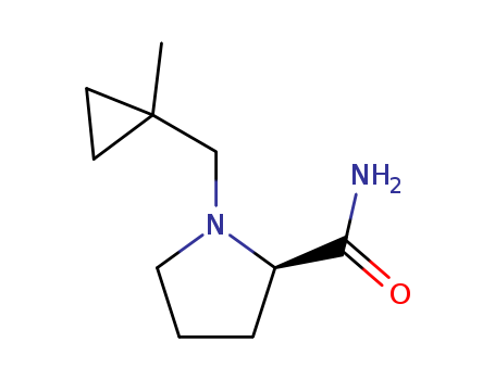 2-PYRROLIDINECARBOXAMIDE,1-[(1-METHYLCYCLOPROPYL)METHYL]-,(2R)-