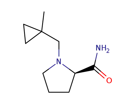 2-Pyrrolidinecarboxamide,1-[(1-methylcyclopropyl)methyl]-,(2R)-(9CI)