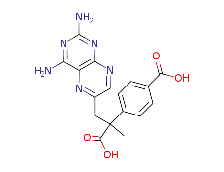 4-[1-carboxy-2-(2,4-diamino-pteridin-6-yl)-1-methyl-ethyl]-benzoic acid