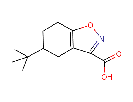 Molecular Structure of 832684-43-2 (5-TERT-BUTYL-4,5,6,7-TETRAHYDRO-BENZO[D]ISOXAZOLE-3-CARBOXYLIC ACID)