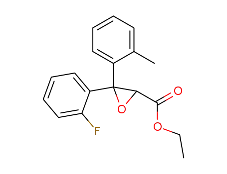 3-(2-fluoro-phenyl)-3-<i>o</i>-tolyl-oxirane-2-carboxylic acid ethyl ester