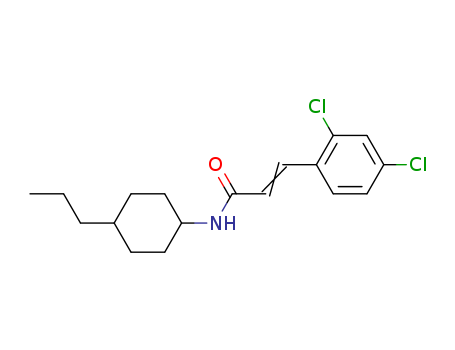 2-Propenamide,3-(2,4-dichlorophenyl)-N-(4-propylcyclohexyl)-