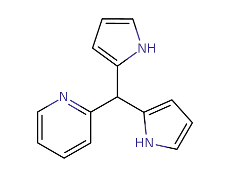 Molecular Structure of 266341-15-5 (Pyridine, 2-(di-1H-pyrrol-2-ylmethyl)-)