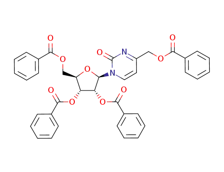 4-<(benzoyloxy)methyl>-1-(2,3,5-tri-O-benzoyl-β-D-ribofuranosyl)-2(1H)-pyrimidinone