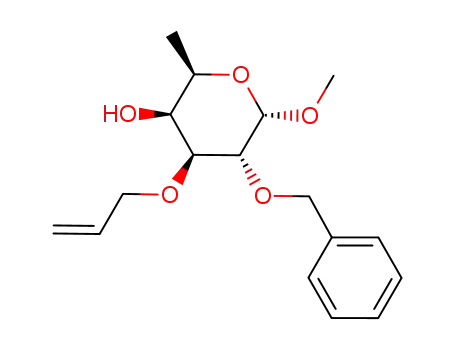 methyl 3-O-allyl-2-O-benzyl-6-deoxy-α-D-galactopyranoside