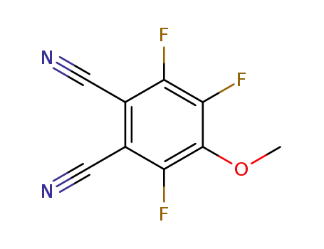 Molecular Structure of 34251-54-2 (4-Methoxy-3,5,6-trifluorphthalonitril)