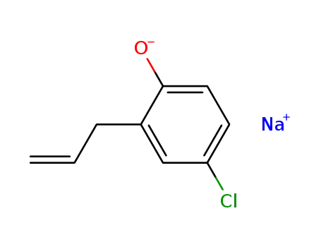 Molecular Structure of 118537-91-0 (Sodium; 2-allyl-4-chloro-phenolate)