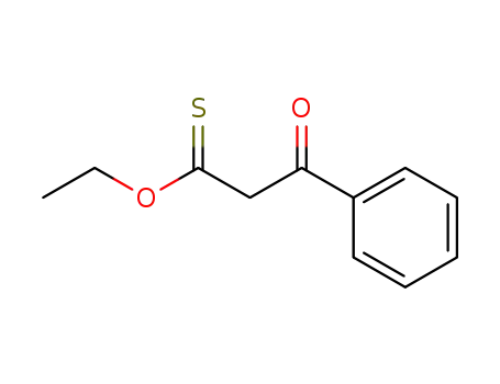 Molecular Structure of 16516-19-1 (3-Oxo-3-phenylpropanethioic acid O-ethyl ester)