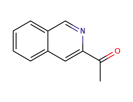 Molecular Structure of 91544-03-5 (1-ISOQUINOLIN-3-YL-ETHANONE)