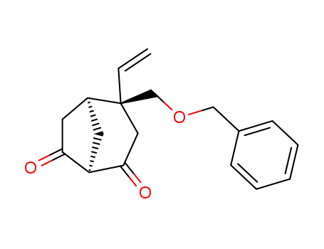 (1R,4R,5S)-4-Benzyloxymethyl-4-vinyl-bicyclo[3.2.1]octane-2,7-dione