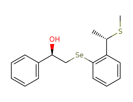 (1R)-2-{2-[(1S)-1-(methylthio)ethyl]phenylselenenyl}-1-phenylethanol