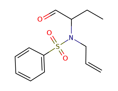 2-(N-allyl-N-benzenesulfonylamino)butanal