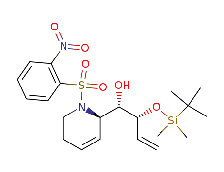 (1S,2R)-2-(tert-butyl-dimethylsilanyloxy)-1-[(R)-1-(2-nitrobenzenesulfonyl)-1,2,5,6-tetrahydropyridin-2-yl]but-3-en-1-ol