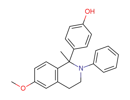 4-(6-methoxy-1-methyl-2-phenyl-1,2,3,4-tetrahydro-isoquinolin-1-yl)-phenol