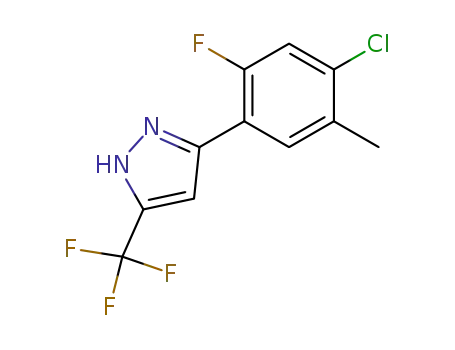 3-(4-Chloro-2-fluoro-5-methylphenyl)-5-(trifluoromethyl)-1H-pyrazole