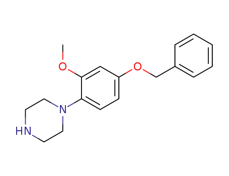 Molecular Structure of 178672-08-7 (1-(4-benzyloxy-2-methoxyphenyl)piperazine)