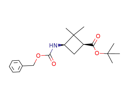 benzyl (1R,3S)-3-tert-butoxycarbonyl-2,2-dimethylcyclobutyl-1-carbamate