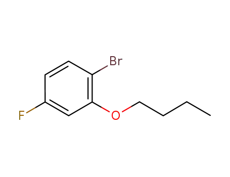 Molecular Structure of 1036724-57-8 (1-Bromo-2-butoxy-4-fluorobenzene)