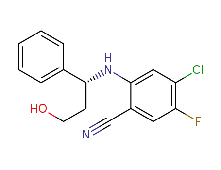 4-Chloro-5-Fluoro-2-[[(1R)-3-Hydroxy-1-Phenylpropyl]Amino]Benzonitrile