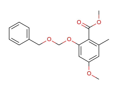 Benzoic acid, 4-methoxy-2-methyl-6-[(phenylmethoxy)methoxy]-, methyl
ester