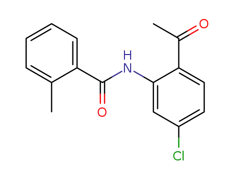 1-[4-chloro-2-(2-methylbenzoyl)aminophenyl]ethanone