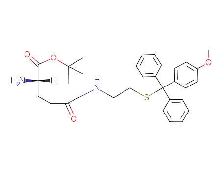 L-Glutamine, N-[2-[[(4-methoxyphenyl)diphenylmethyl]thio]ethyl]-,
1,1-dimethylethyl ester