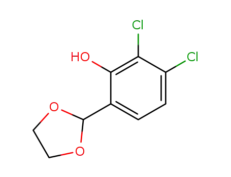 Phenol, 2,3-dichloro-6-(1,3-dioxolan-2-yl)-