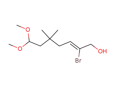 (Z)-2-Bromo-7,7-dimethoxy-5,5-dimethyl-hept-2-en-1-ol