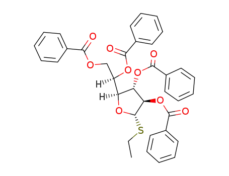 ethyl 2,3,5,6-tetra-O-benzoyl-1-thio-β-D-galactofuranoside