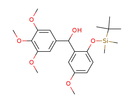 [2-(<i>tert</i>-butyl-dimethyl-silanyloxy)-5-methoxy-phenyl]-(3,4,5-trimethoxy-phenyl)-methanol